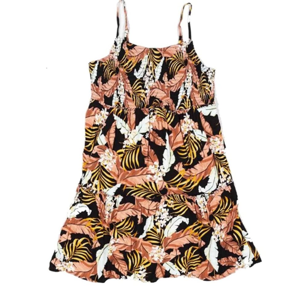 NWT! Rip Curl Namotu Cover-Up Yardage Print‎ Black SMALL - Picture 3 of 4